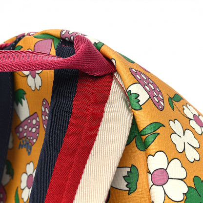Gucci Canvas Childrens Flower Mushroom Print Backpack 5 of 6