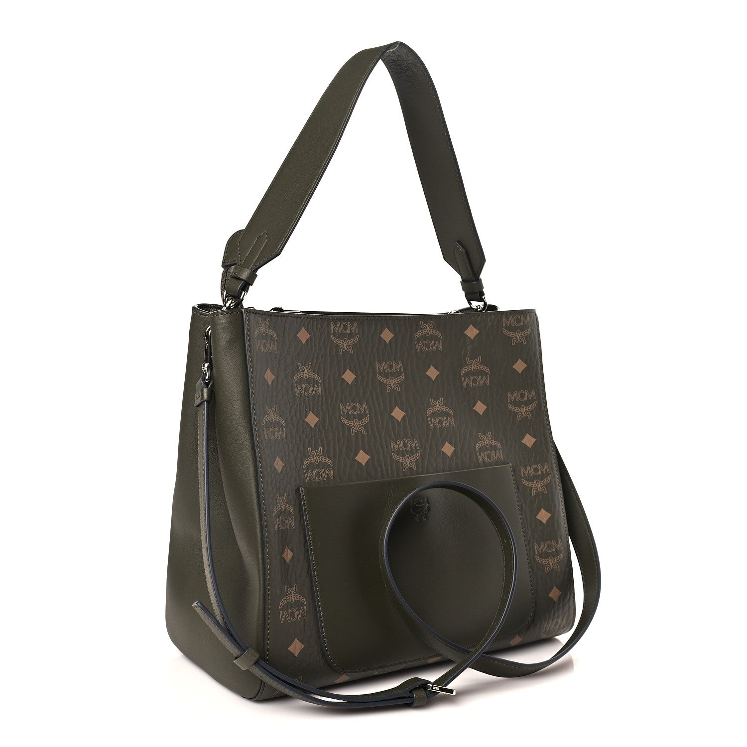 MCM Visetos Medium Aren Hobo Sea Turtle 3 of 9