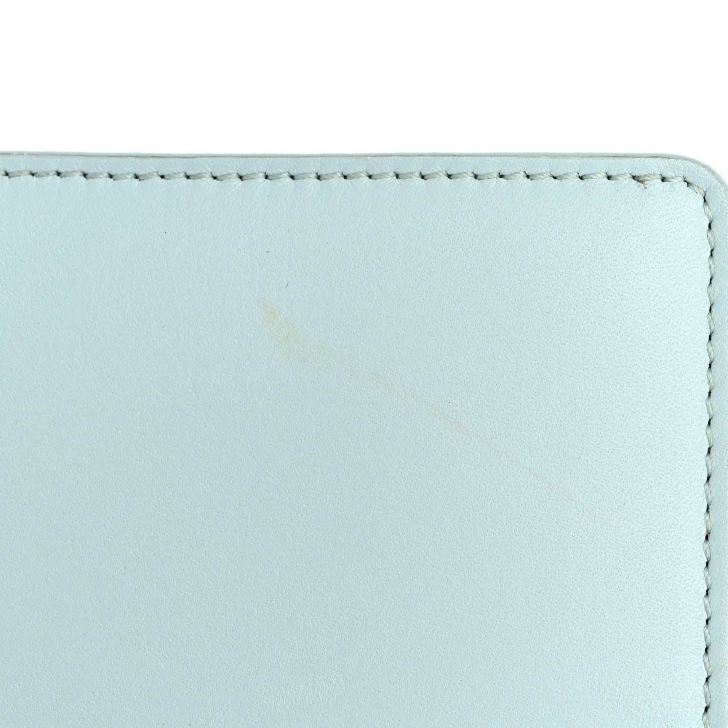 Loewe X SUNA FUJITA Satin Calfskin Penguins Compact Zip Wallet Blue Iceberg 8 of 9