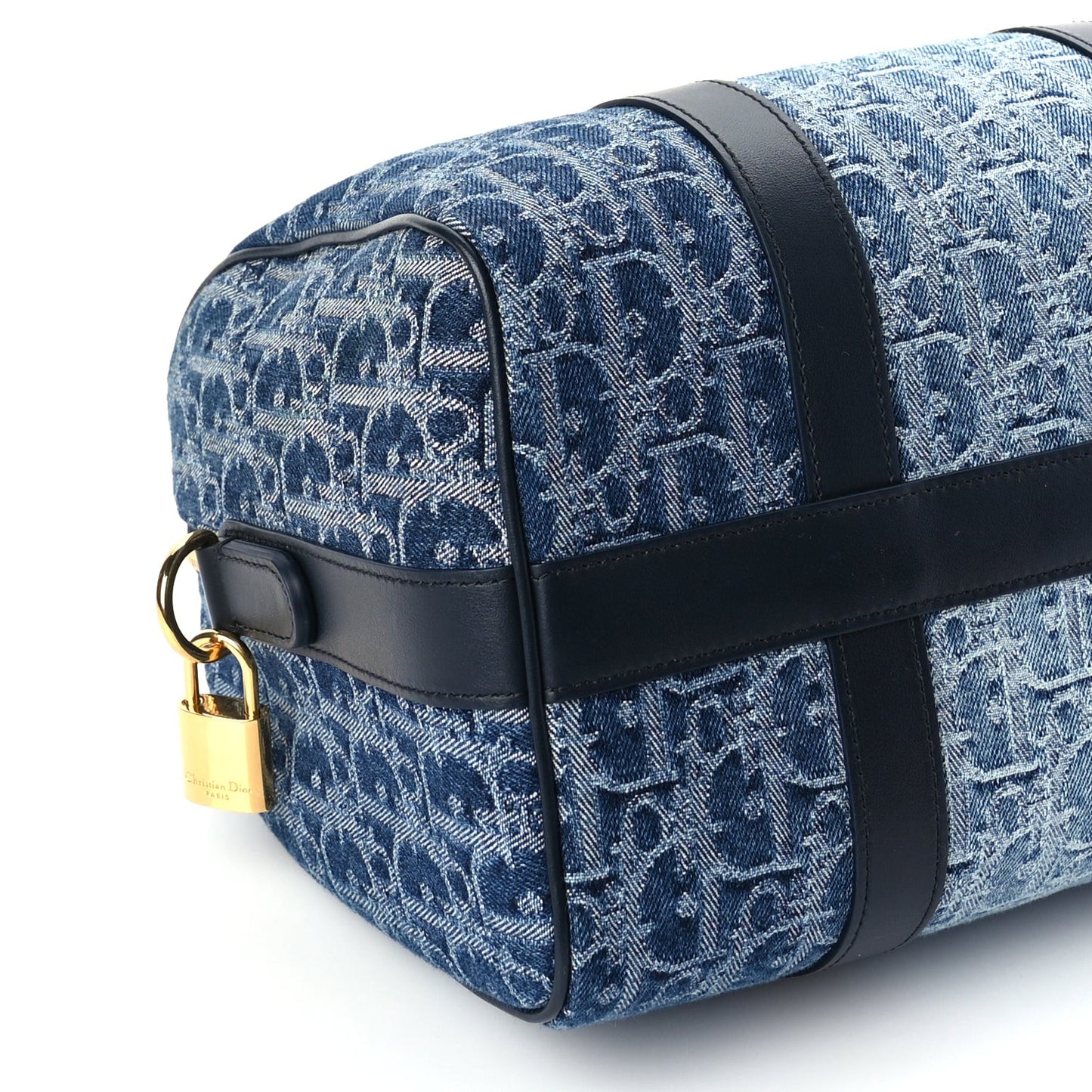 Denim Oblique Groove 25 Bag Blue Denim