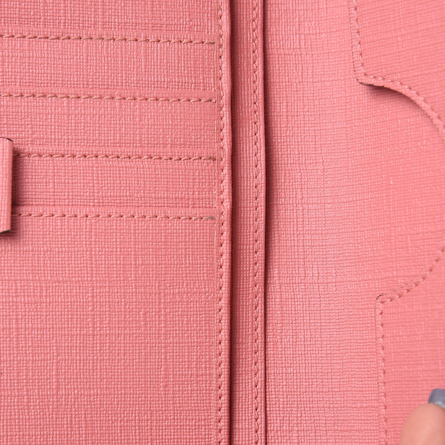 Gucci GG Supreme Monogram Embroidered Face iPhone 6 Case Wristlet Pink 7 of 9