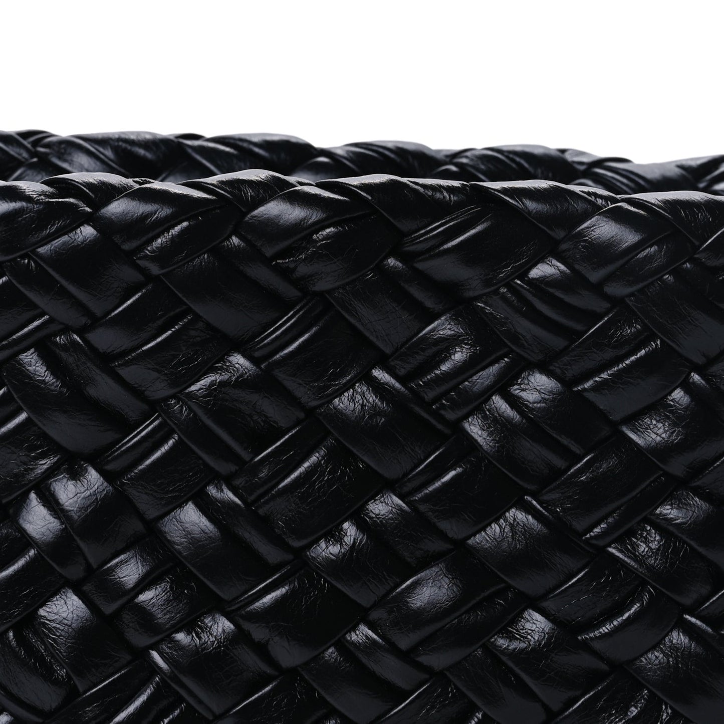 Calfskin Intrecciato Kalimero Cha-Cha Clutch  Black
