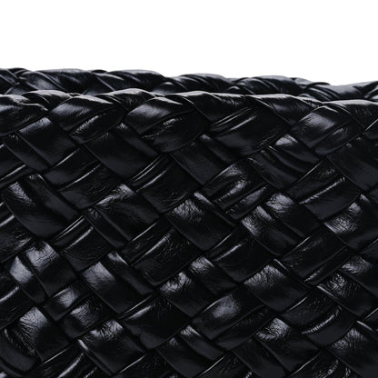 Bottega Veneta Calfskin Intrecciato Kalimero Cha-Cha Clutch  Black 6 of 8
