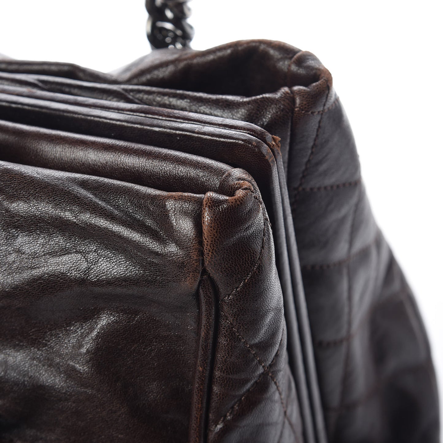 Calfskin Medium Perfect Day Tote Dark Brown