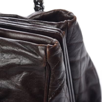 Chanel Calfskin Medium Perfect Day Tote Dark Brown 20 of 24