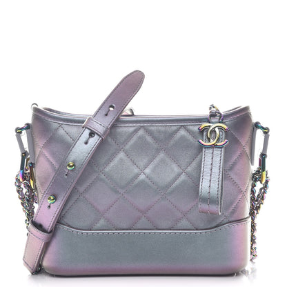 Chanel Iridescent Lambskin Calfskin Quilted Small Gabrielle Hobo Light Purple 1 of 4