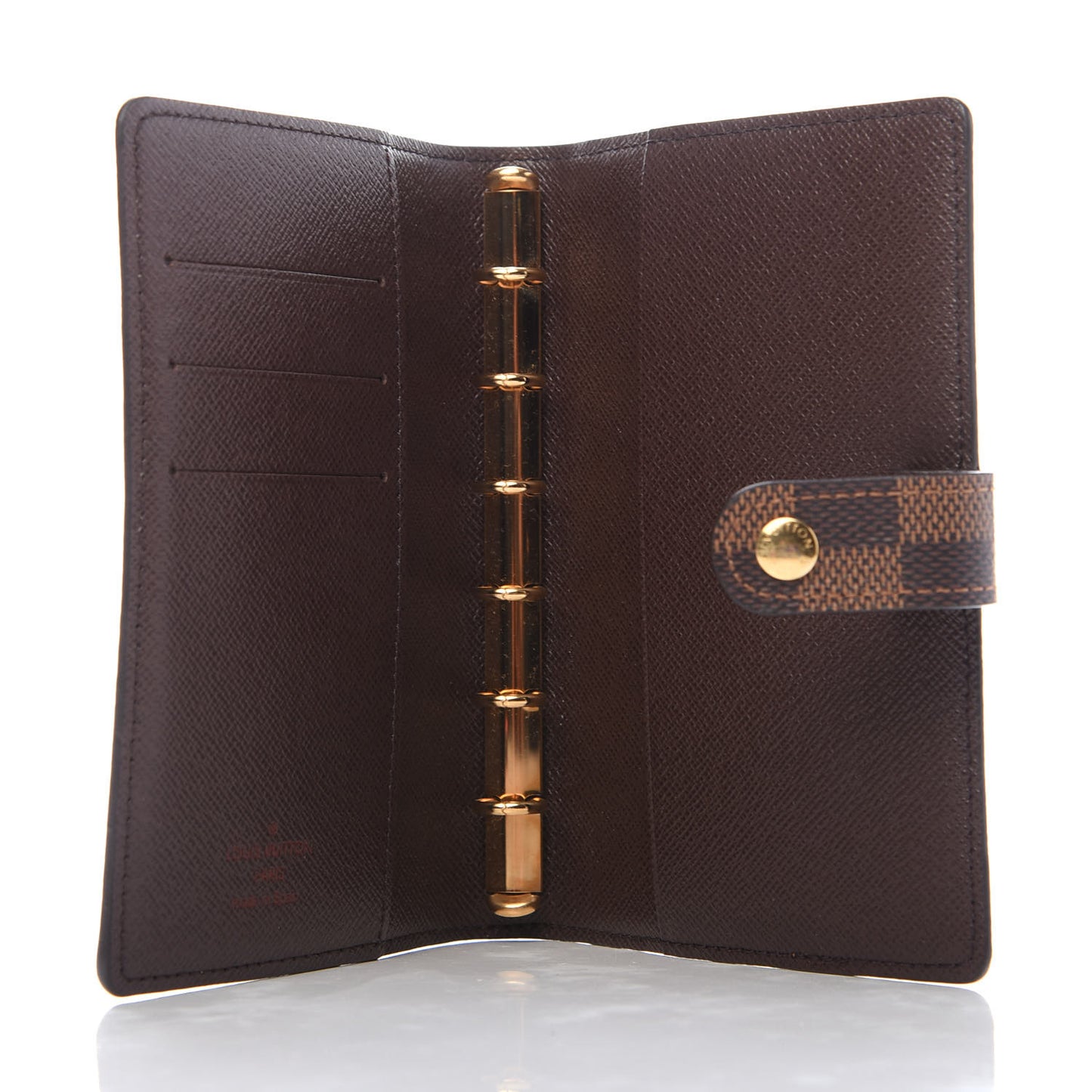 Damier Ebene Small Ring Agenda Cover