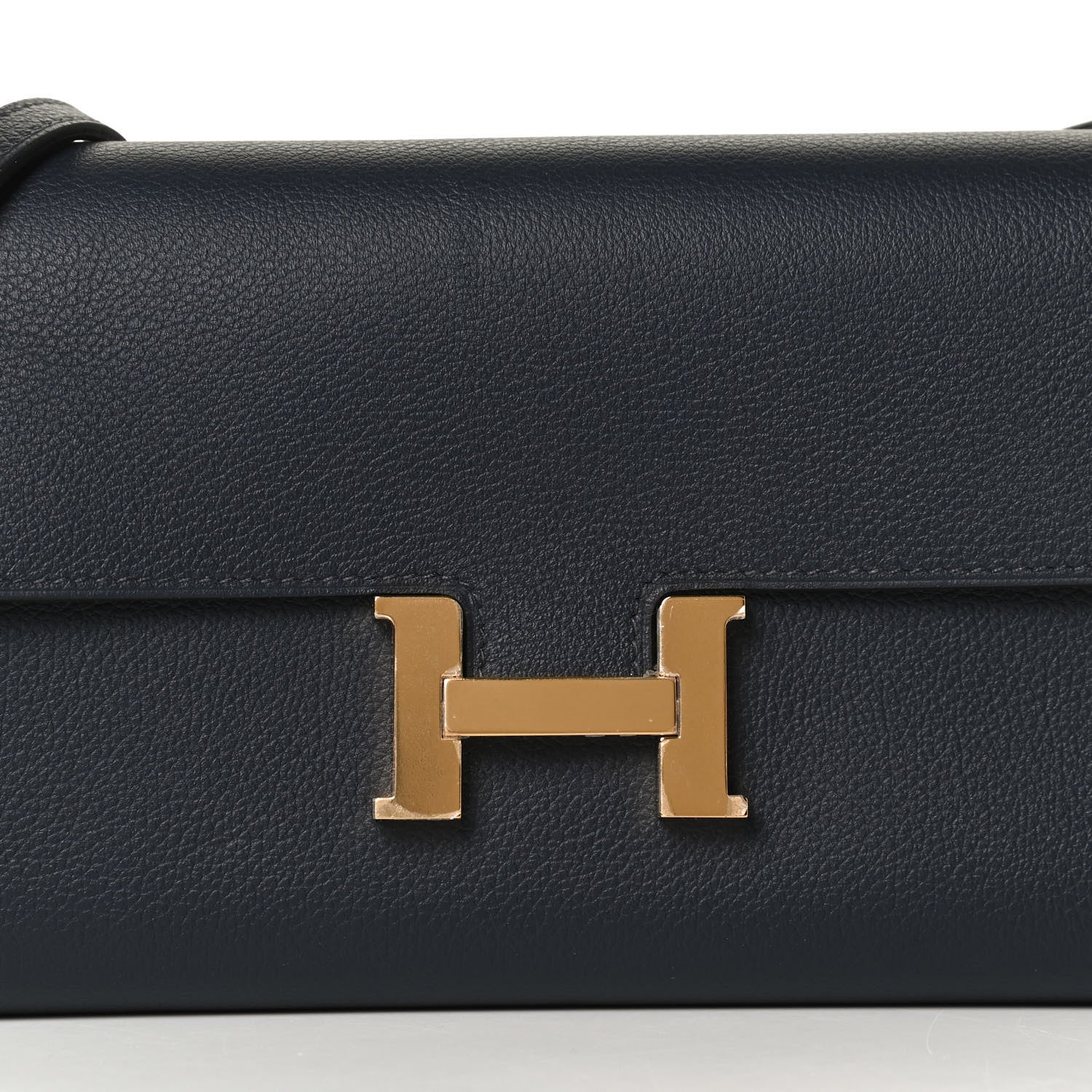 Hermes Evercolor Constance Wallet To Go Bleu Nuit 7 of 12