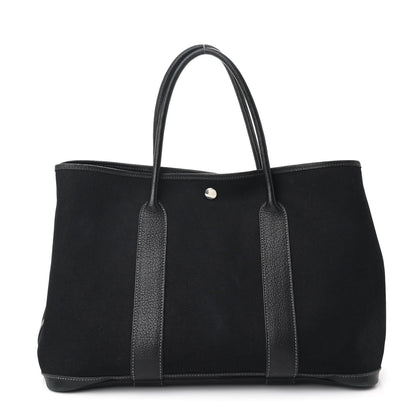 Hermes Toile Negonda Garden Party Tote 36 MM Black 1 of 7