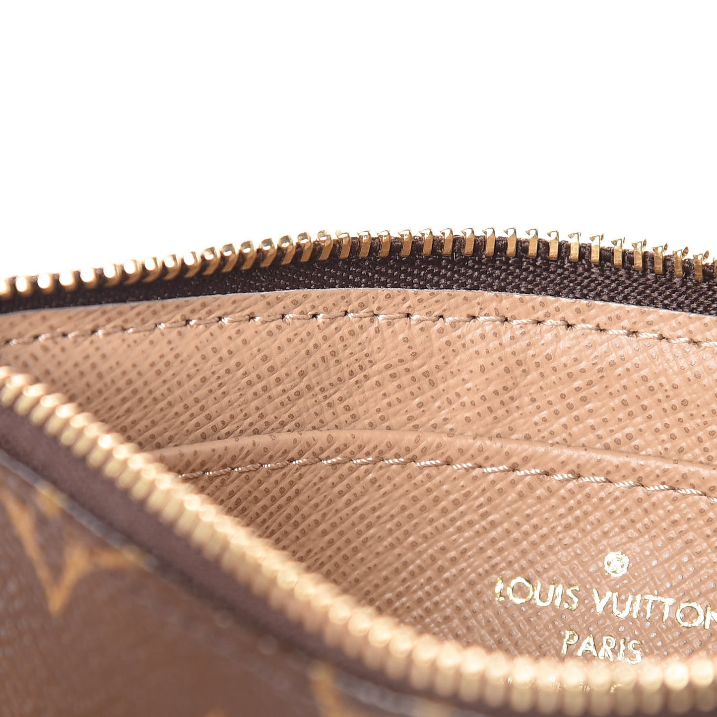 Monogram Complice Trunks and Bags Key Pouch Beige