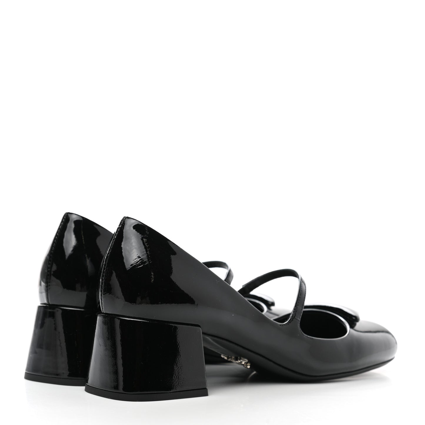 Patent Logo Mary Jane 45mm Pumps 38 Black