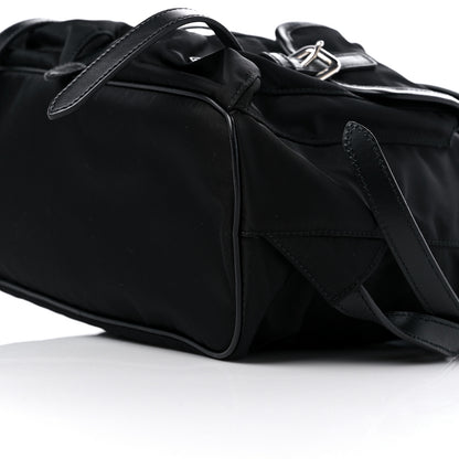 Prada Tessuto Nylon Saffiano Small Backpack Black 8 of 9