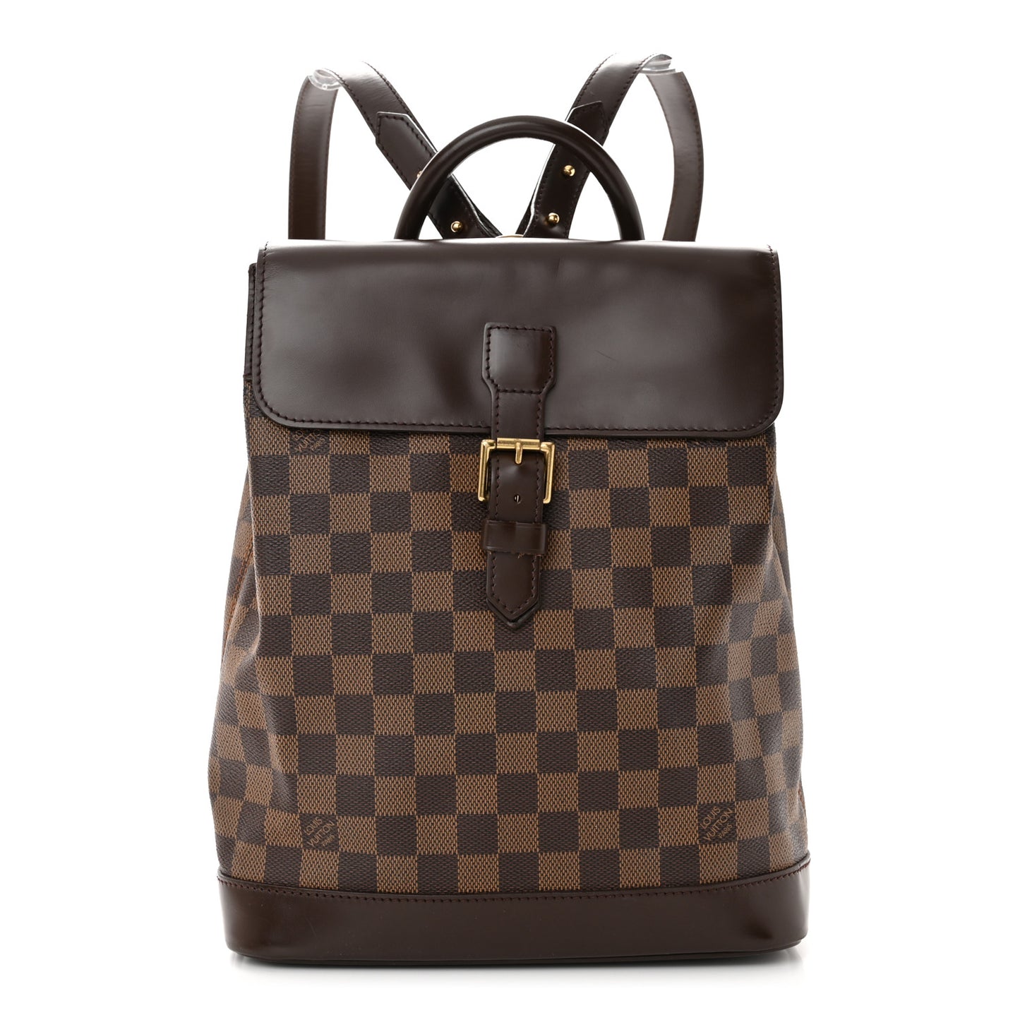 LOUIS VUITTON Damier Ebene Soho Backpack