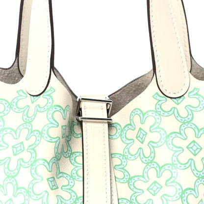 Hermes Swift Micro Lucky Daisy Picotin Lock Nata Vert 6 of 8