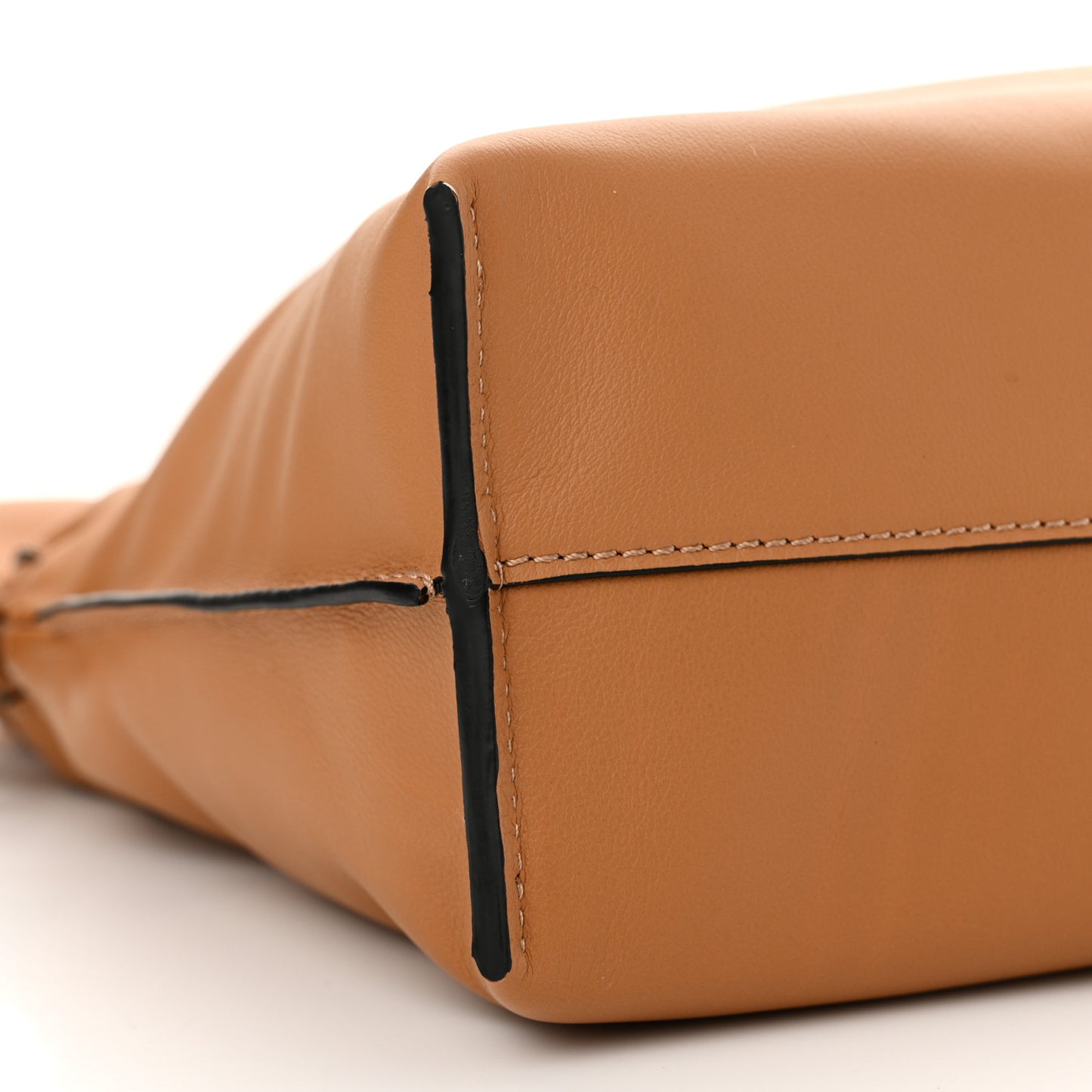 Nappa Medium Flamenco Knot Bag Tan