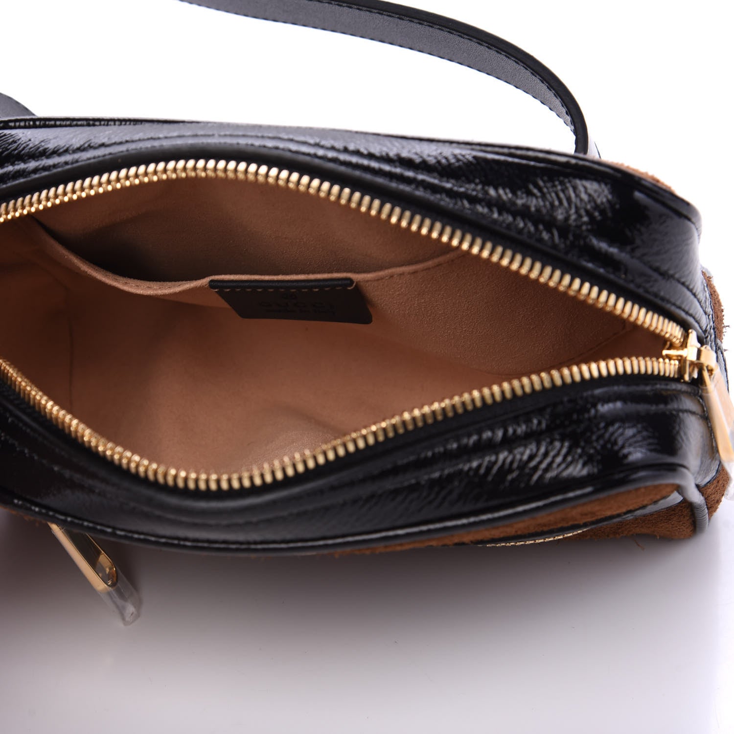 Gucci Suede Small Ophidia Belt Bag 85 34 Brown 4 of 9