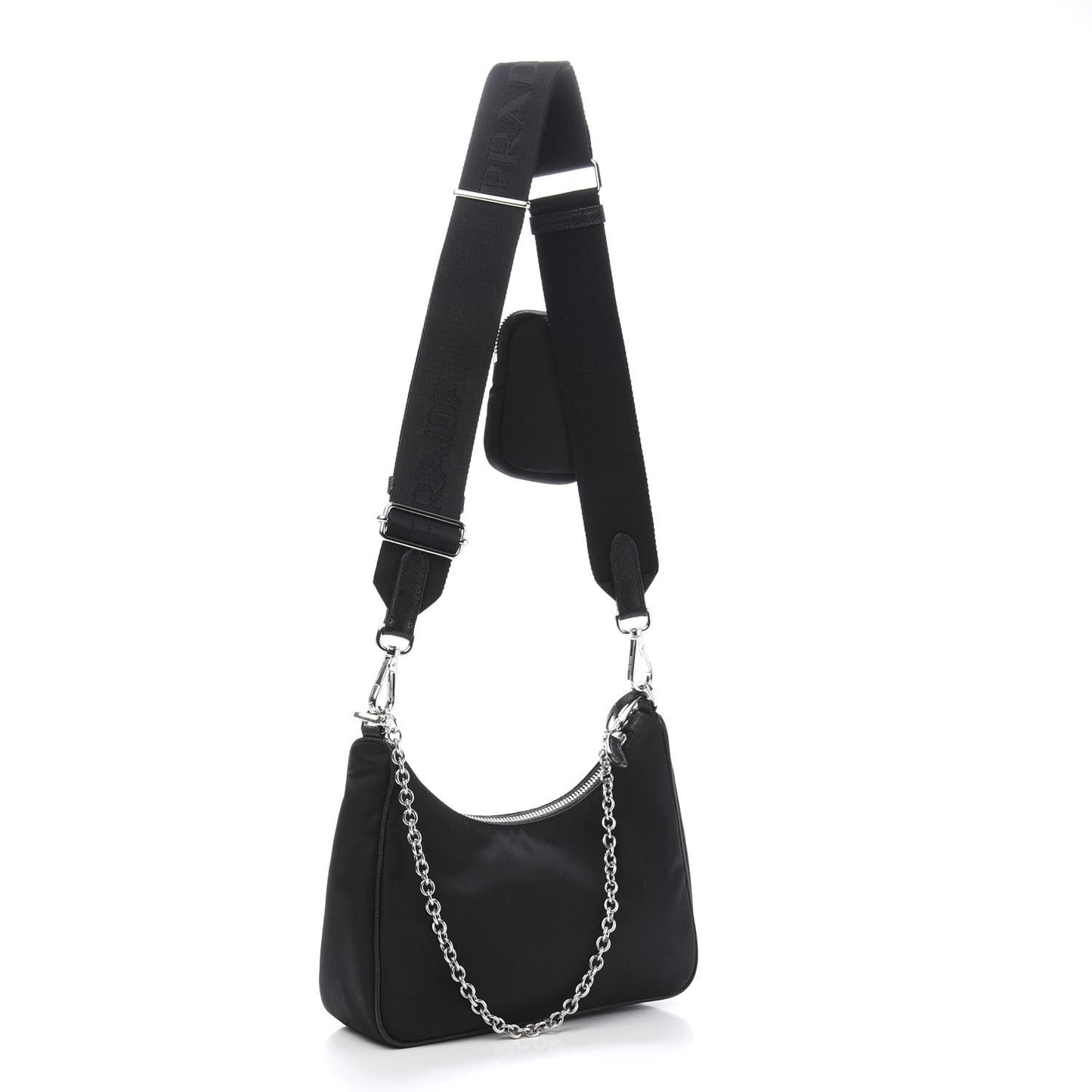 Nylon Re-Edition 2005 Shoulder Bag Black