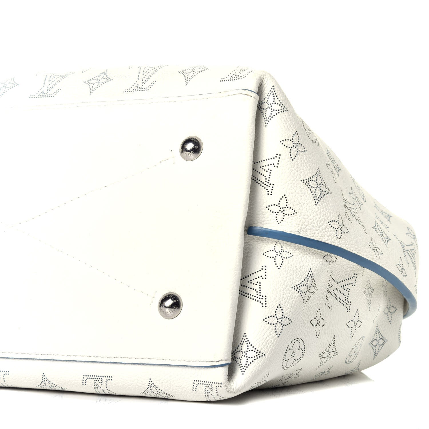 Louis Vuitton Mahina Carmel Hobo Snow 8 of 11