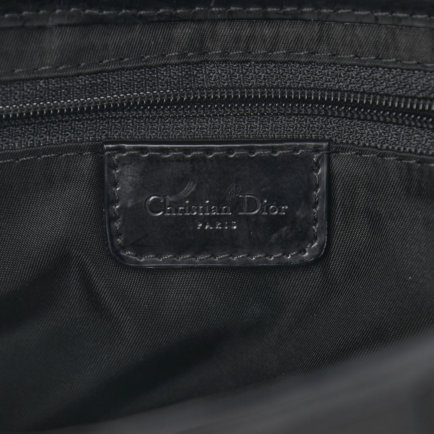 Nylon Saddle Bag Black