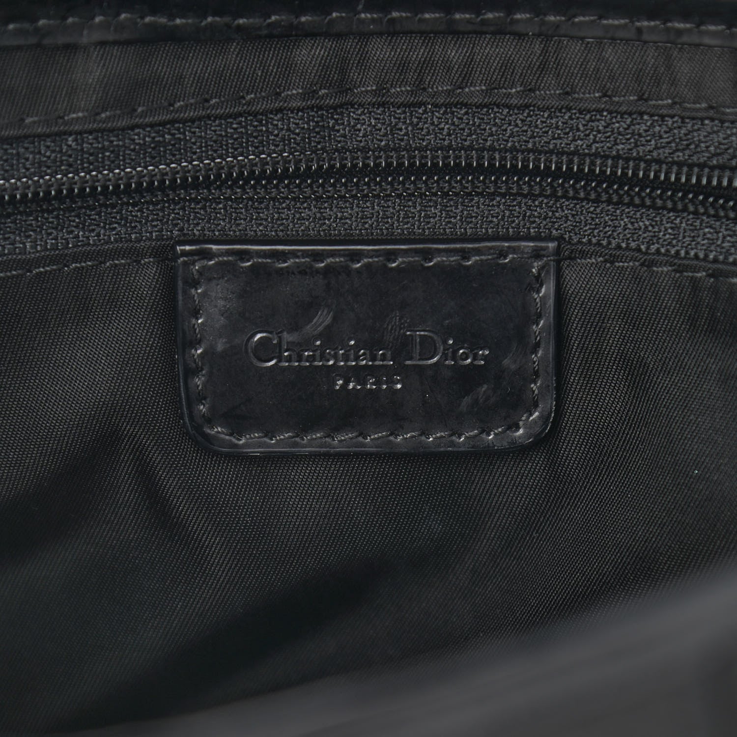 Christian Dior Nylon Saddle Bag Black 5 of 10
