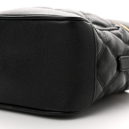 Saint Laurent Grain de Poudre Quilted 80's Vanity Bag Black 10 of 10