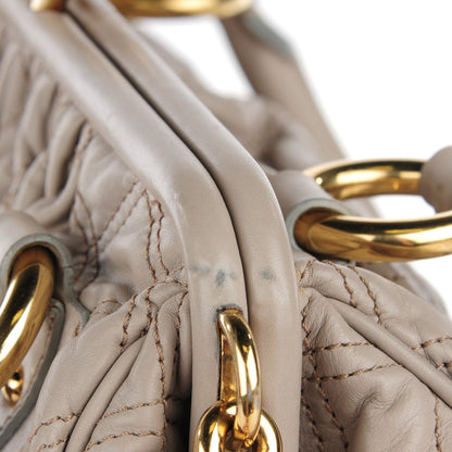 Marc Jacobs Calfskin Quilted Stam Light Grey 11 of 14