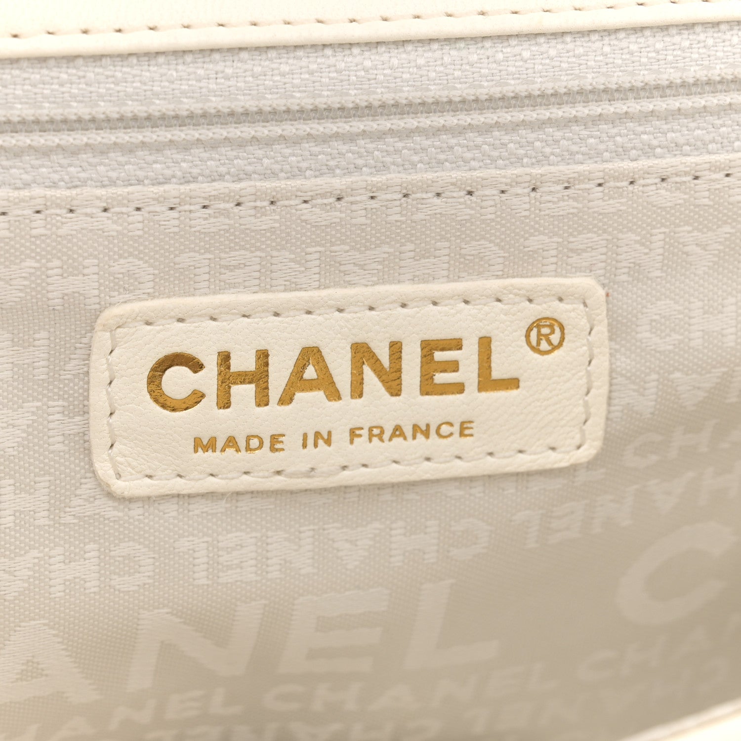 Chanel Lambskin Chocolate Bar Leo Lion Flap White 6 of 15