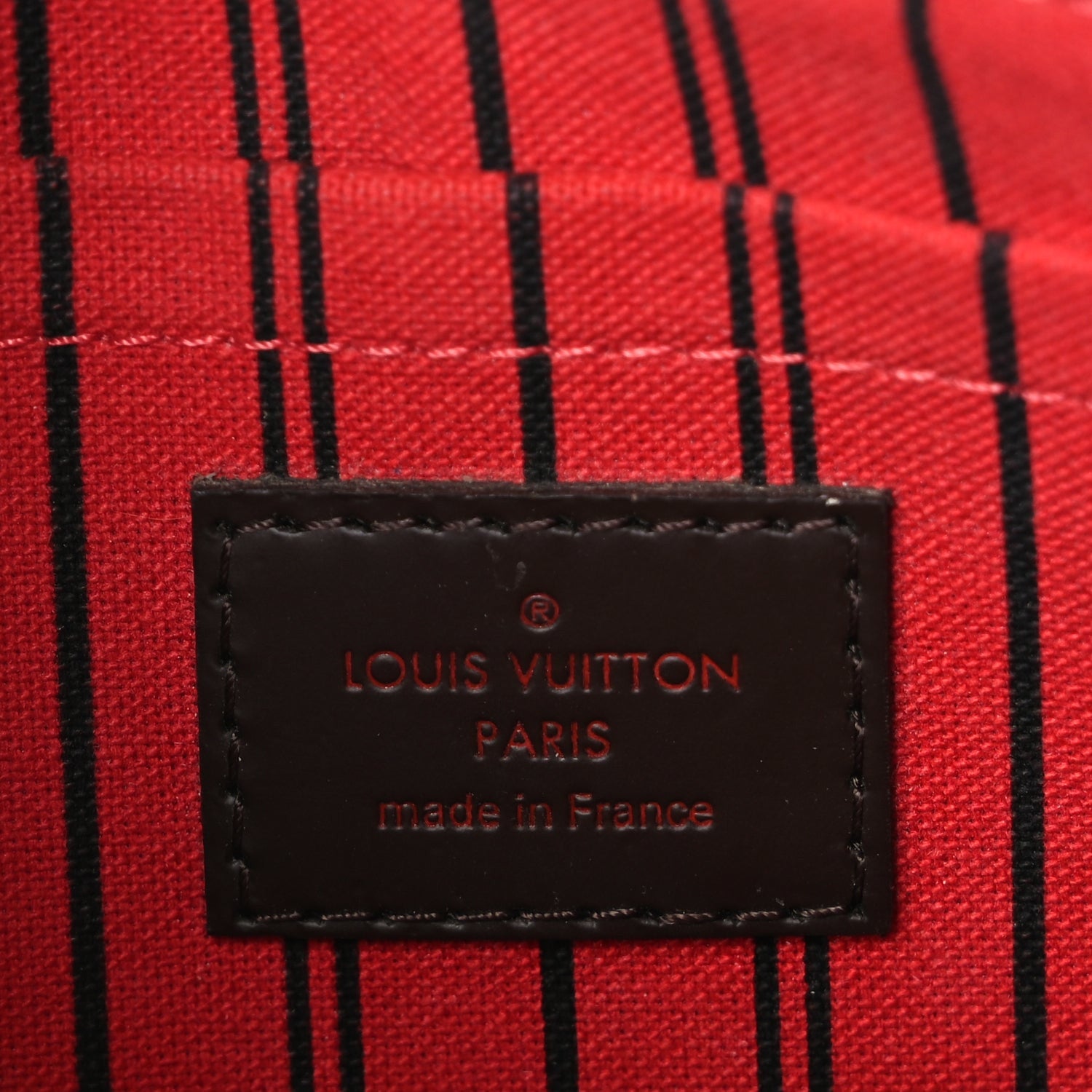 Louis Vuitton Damier Ebene Neverfull MM GM Pochette 6 of 7