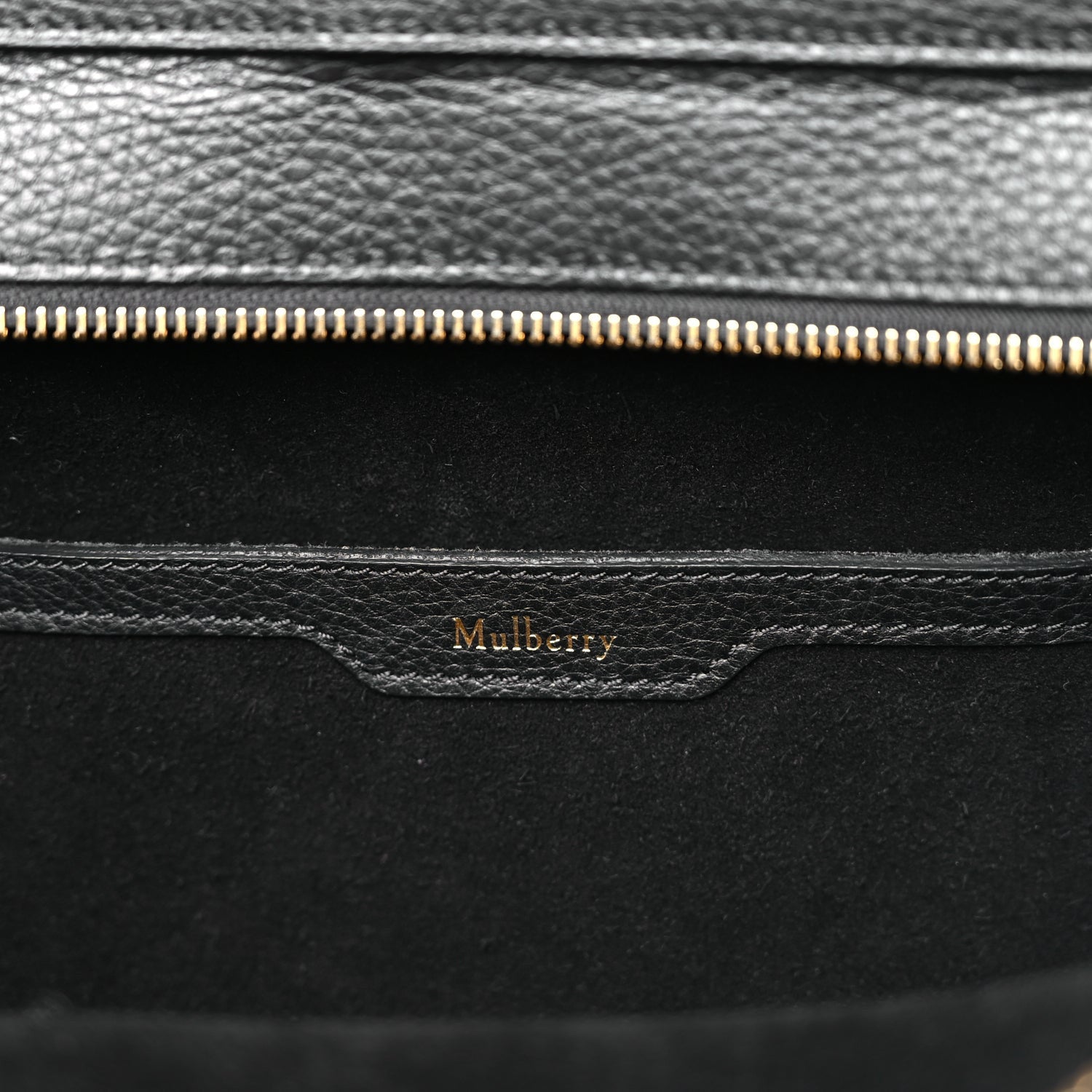 Mulberry Small Classic Grain Small Zipped Bayswater Black 5 of 8