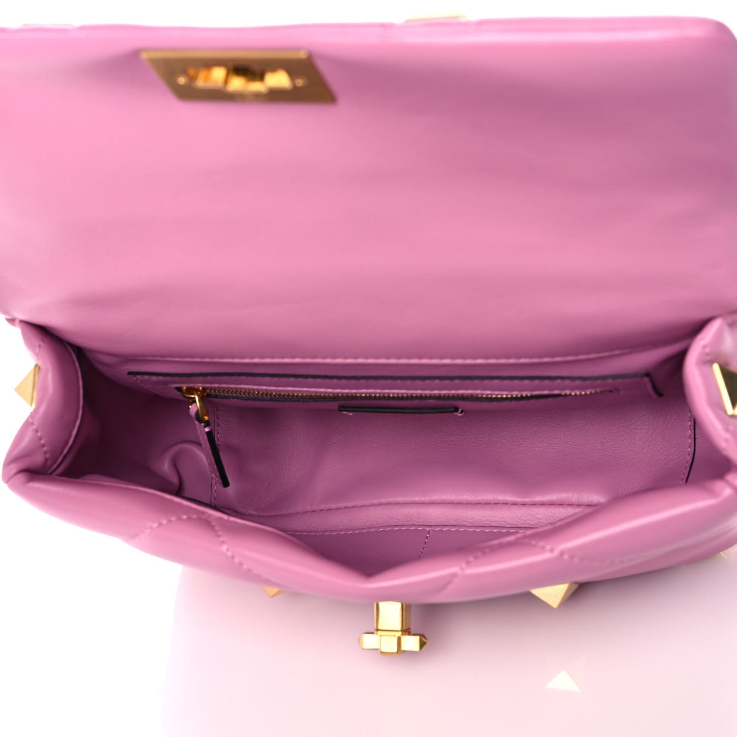 Nappa Large Roman Stud Shoulder Bag Giacinto