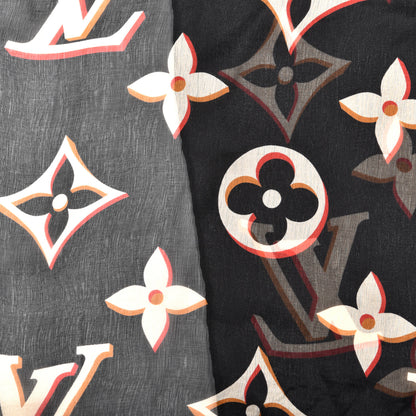 Louis Vuitton Giant Monogram Overgram LV Envy Bandeau Black 3 of 6