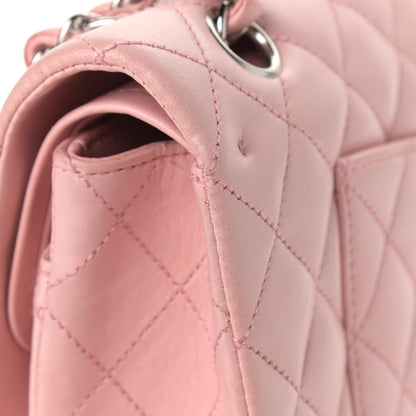 Chanel Lambskin Quilted Medium Double Flap Light Pink 16 of 18