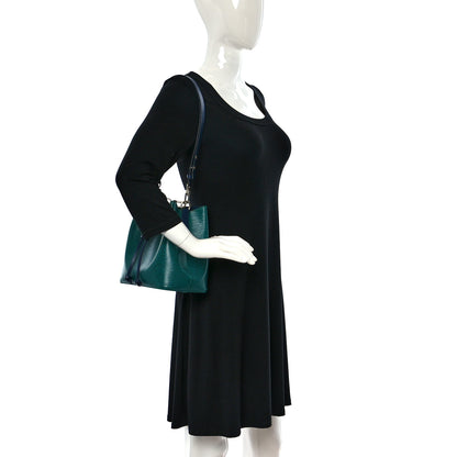 Louis Vuitton Epi Neonoe BB Emerald Green Indigo 2 of 10