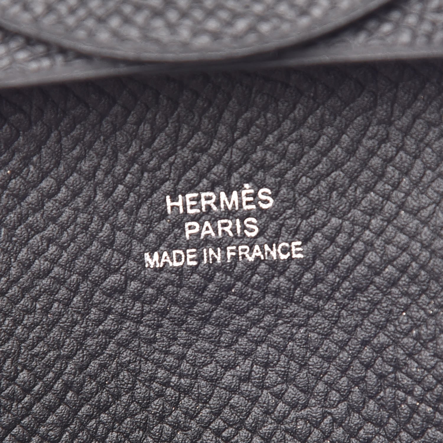 Hermes Epsom Bastia Coin Purse Black 6 of 7