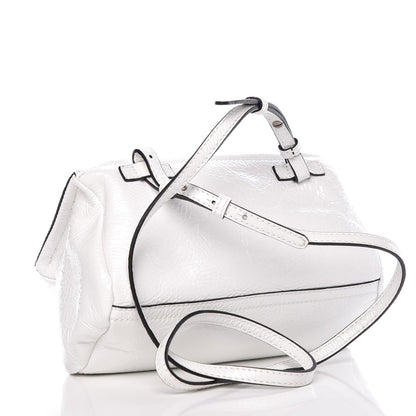 Givenchy Crinkled Patent Deerskin Mini Pandora White 3 of 8