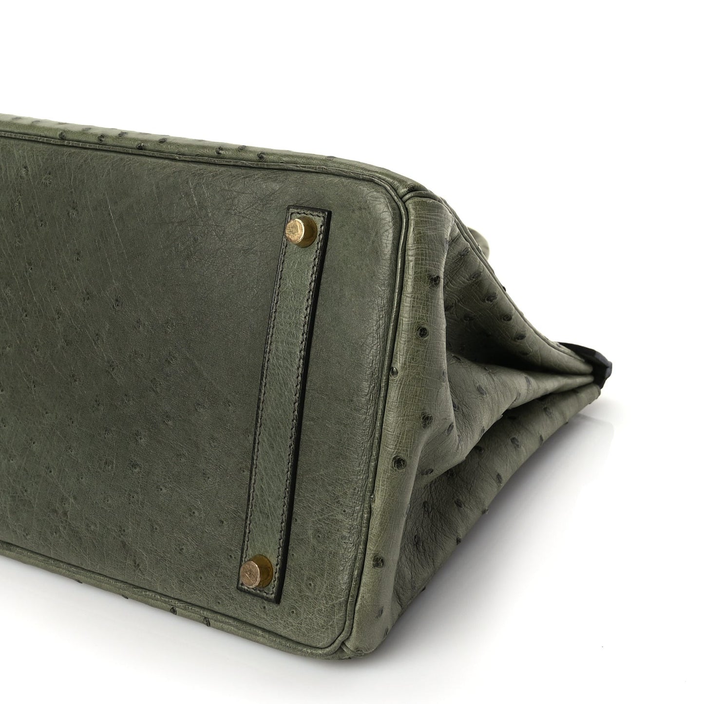 Ostrich Birkin 35 Vert Olive