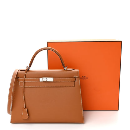 Hermes Epsom Kelly Sellier 32 Gold 9 of 9