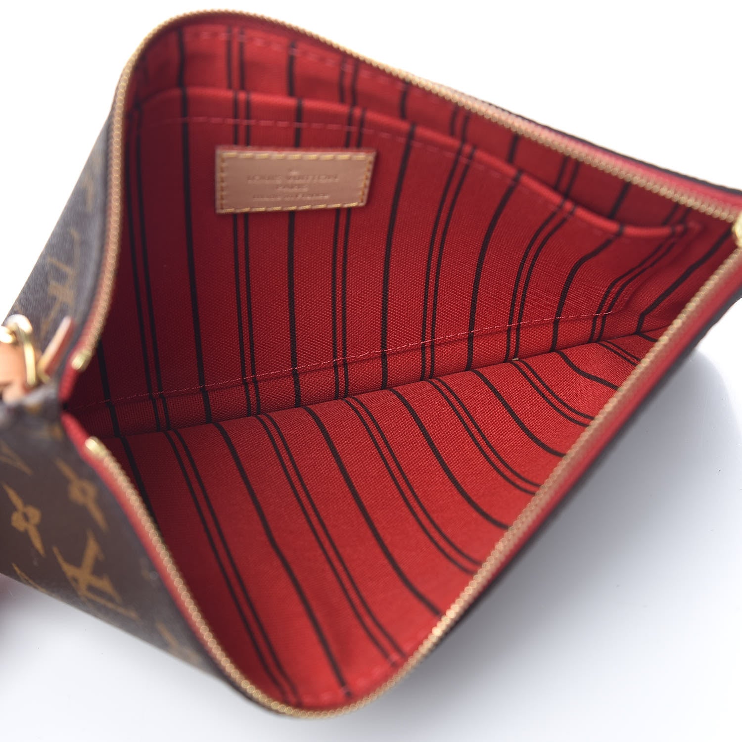 Louis Vuitton Monogram Neverfull MM GM Pochette Cherry 5 of 8