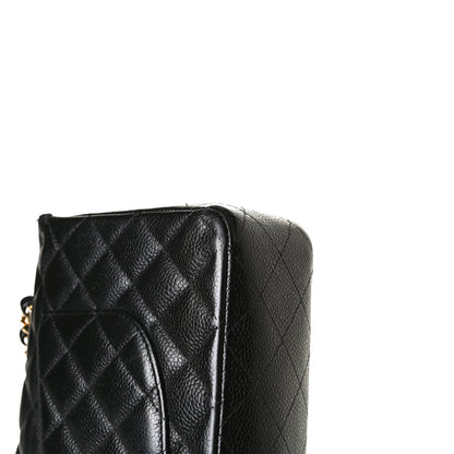 Chanel Caviar Quilted Medium Double Flap Black 14 of 17