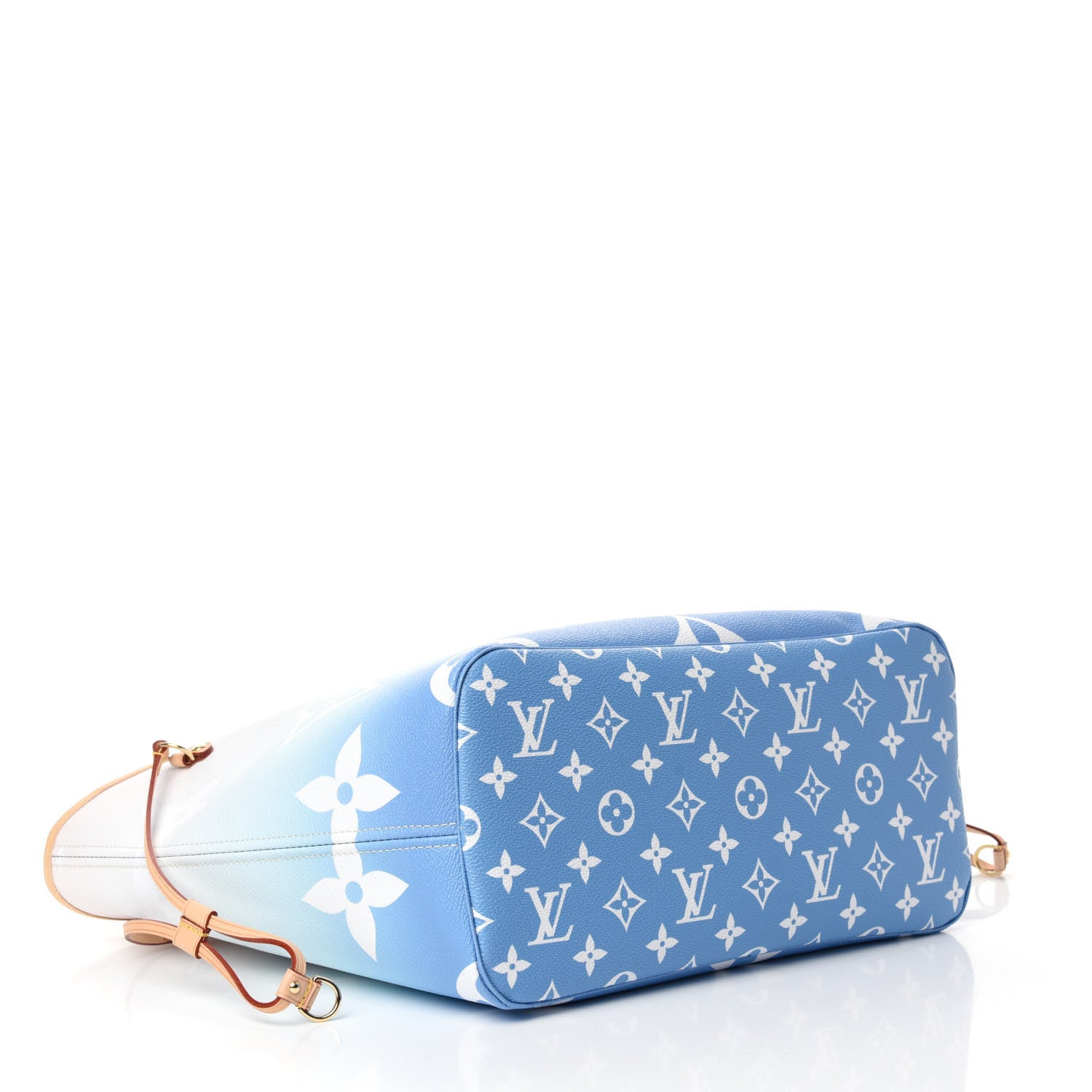 Louis Vuitton Monogram Giant By The Pool Neverfull MM Blue 4 of 11
