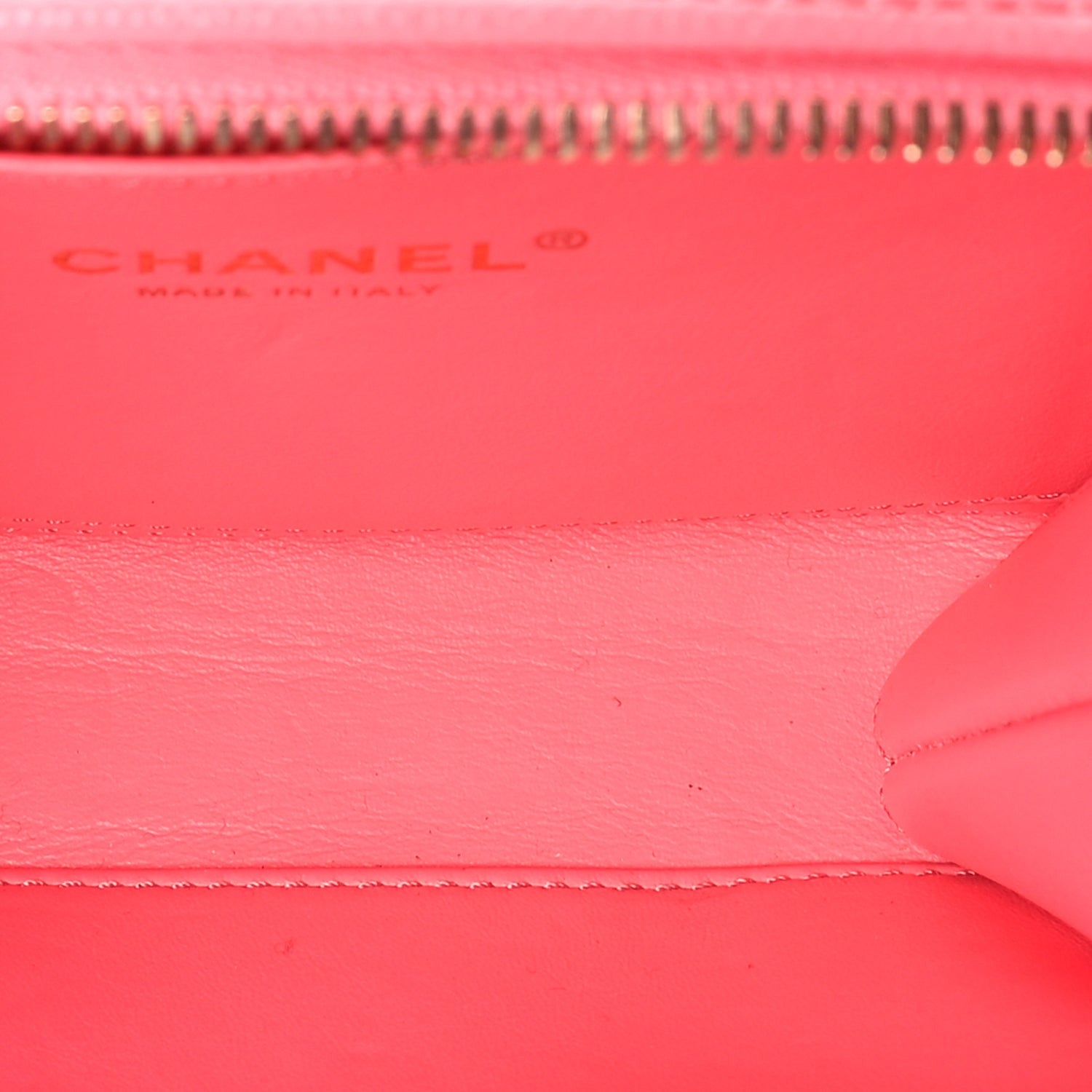 Chanel Caviar Quilted Pick Me Up Mini Vanity Case  Pink 5 of 10