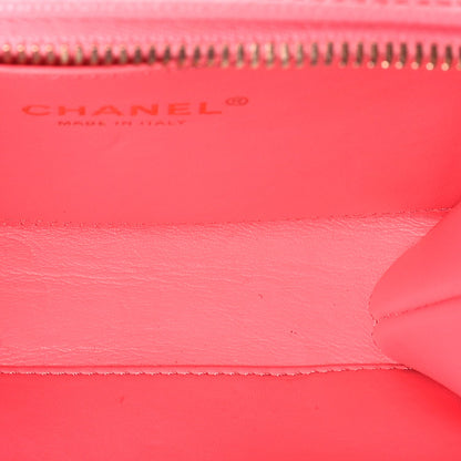 Chanel Caviar Quilted Pick Me Up Mini Vanity Case  Pink 5 of 10