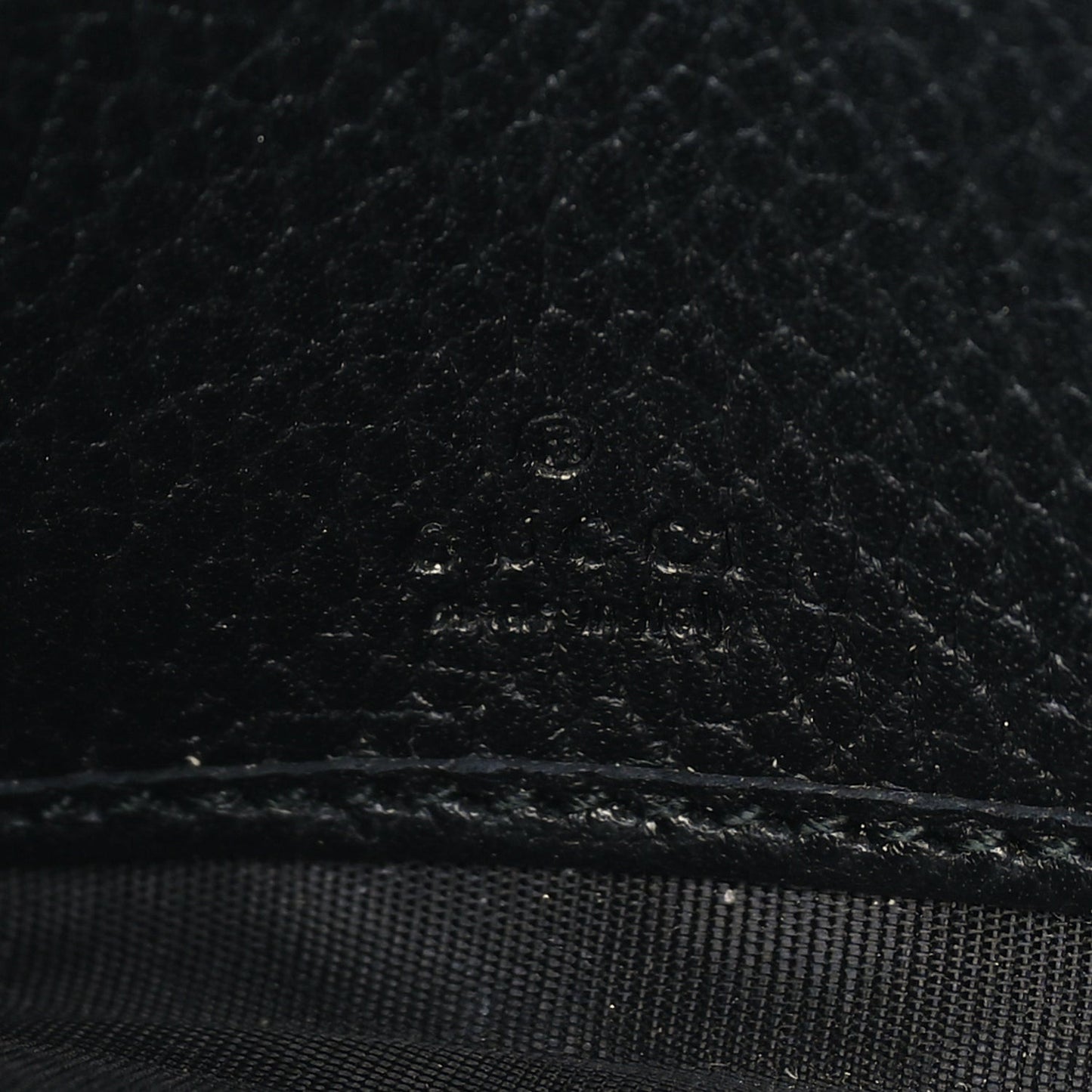 Dollar Calfskin GG Marmont Zip Around Wallet Black