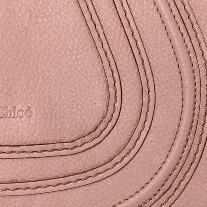Chloe Calfskin Medium Marcie Round Zip Crossbody Blush Nude 20 of 24