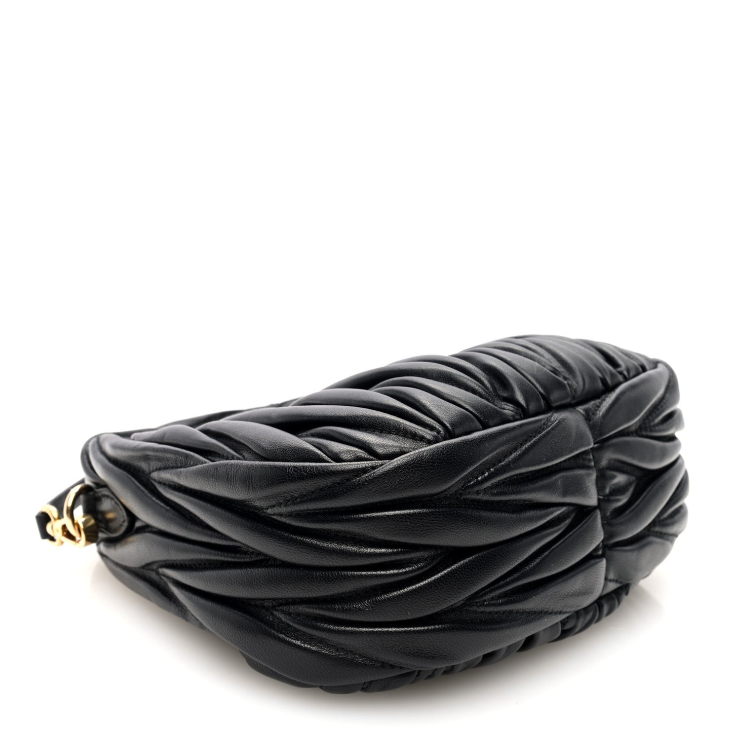 Nappa Matelasse Micro Wander Hobo Black