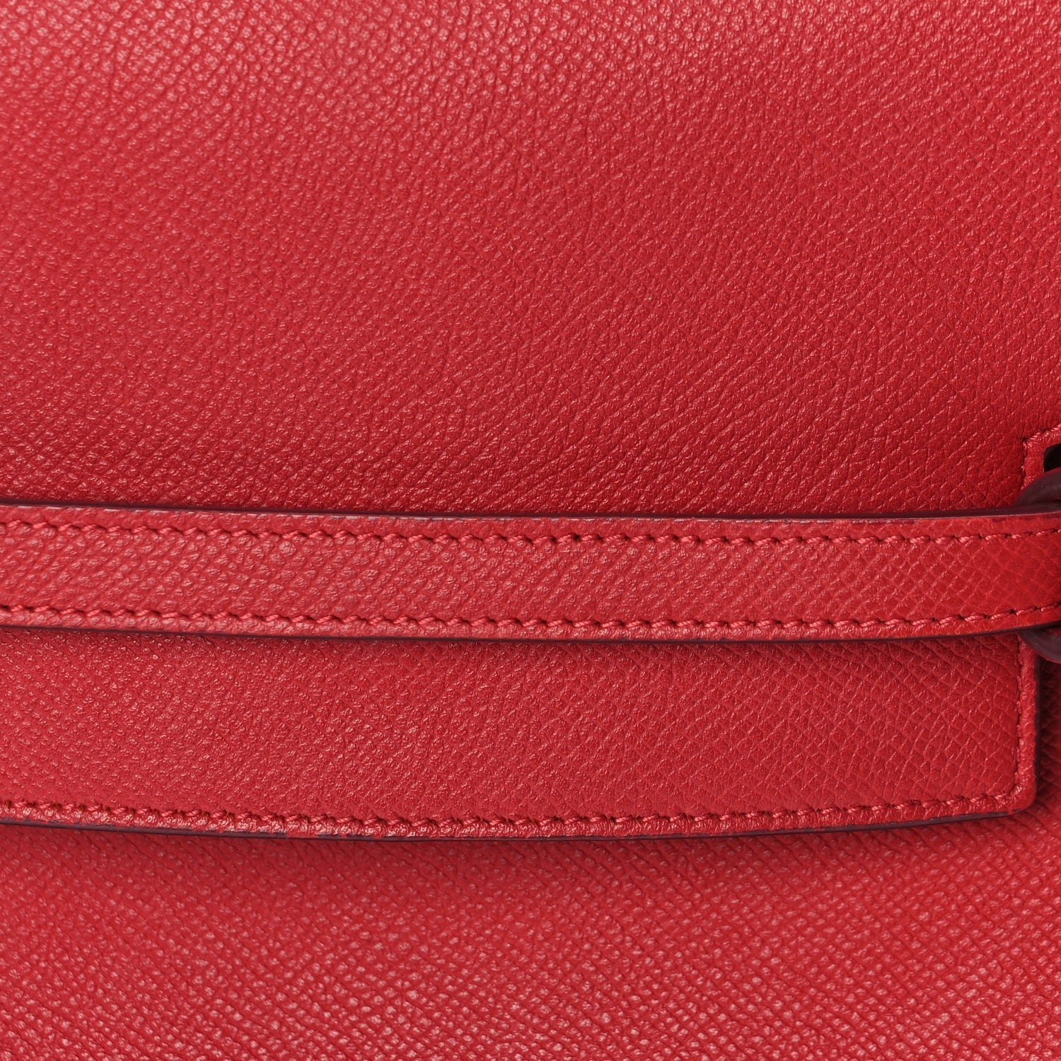 Celine Grained Calfskin Micro Belt Bag Coquelicot 6 of 8