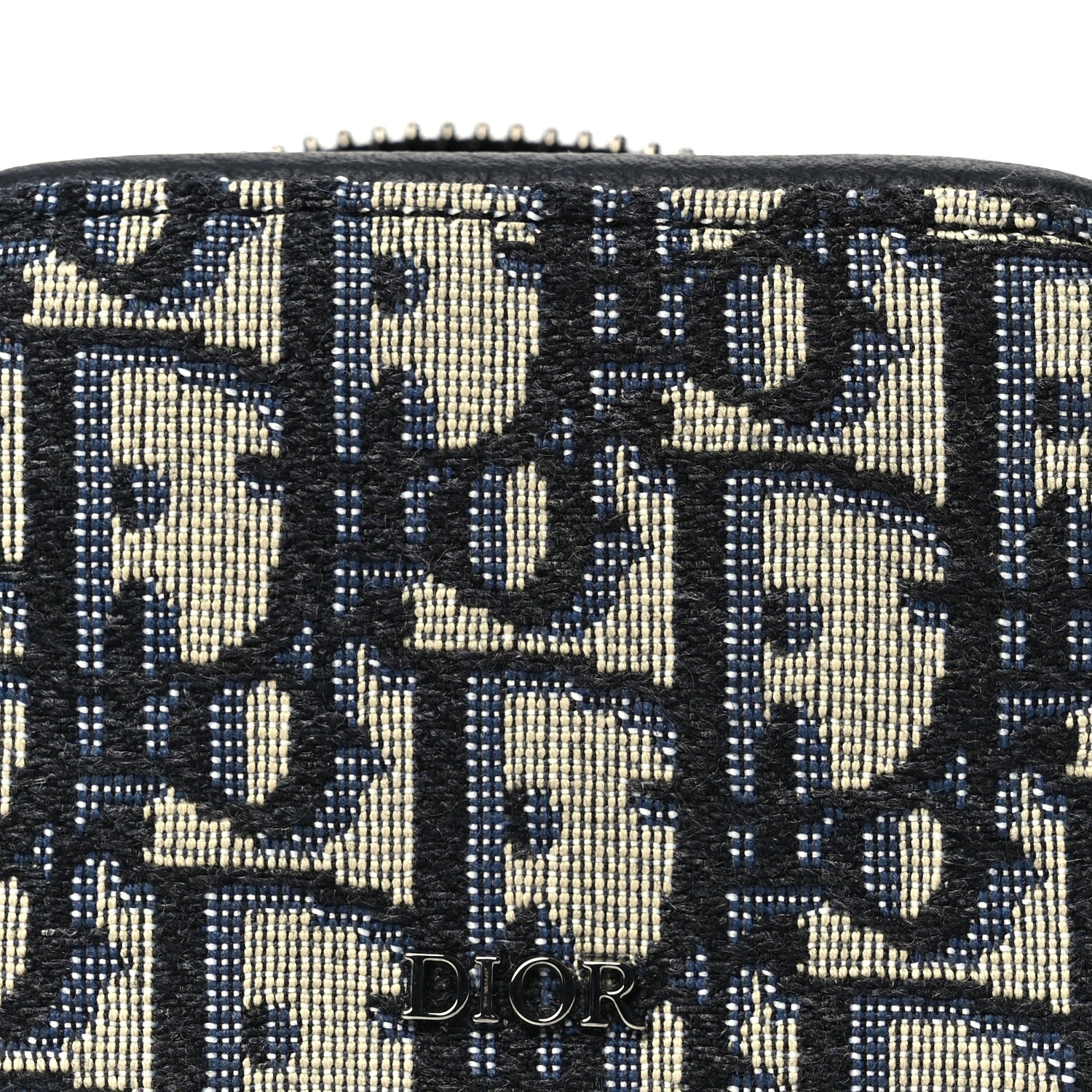 Christian Dior Oblique D-Touch Nano Horizontal Pouch Blue 7 of 9