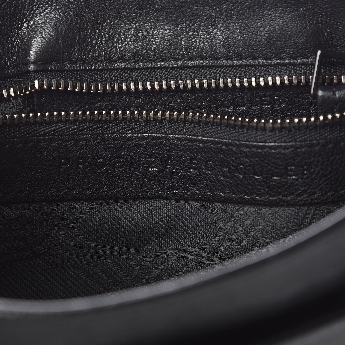 Lambskin PS1 Mini Pouch Messenger Black
