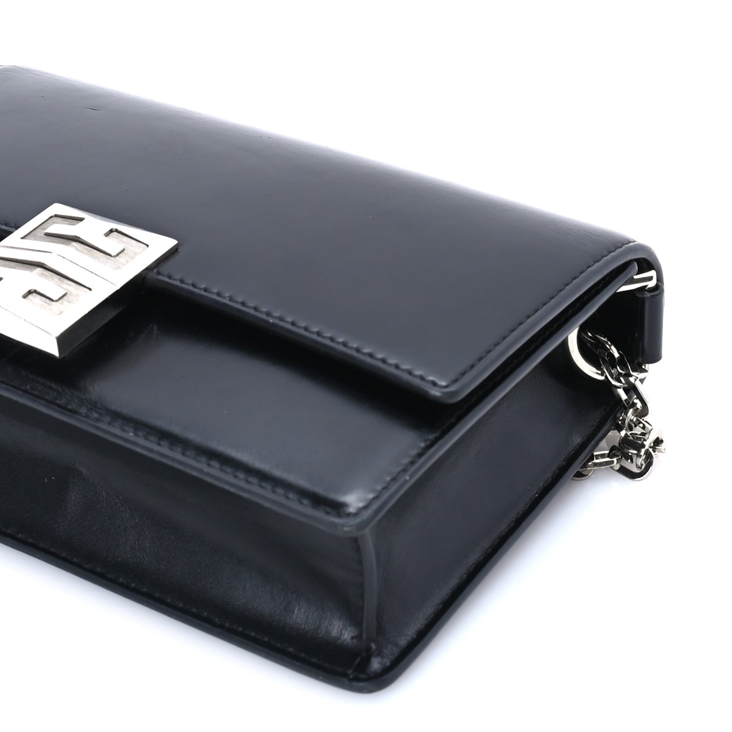 Givenchy Calfskin Small 4G Chain Shoulder Bag  Black 7 of 7