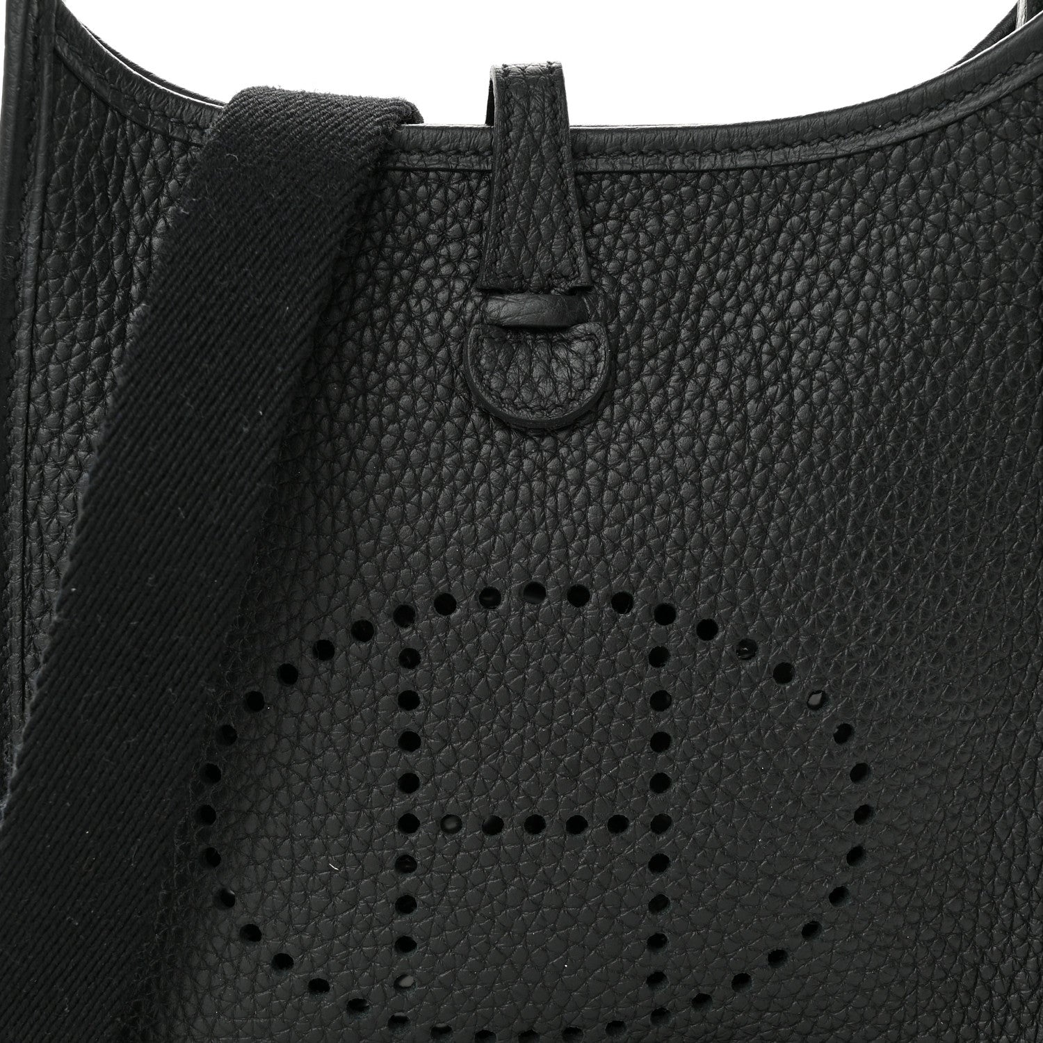 Hermes Taurillon Clemence Evelyne TPM Black 8 of 11